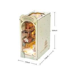 Book Nook Model Opadająca Sakura